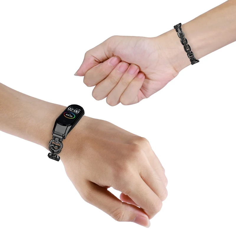 Xiaomi Mi Smart Band 4 / Xiaomi Mi Band 3 Metall und Strass armband