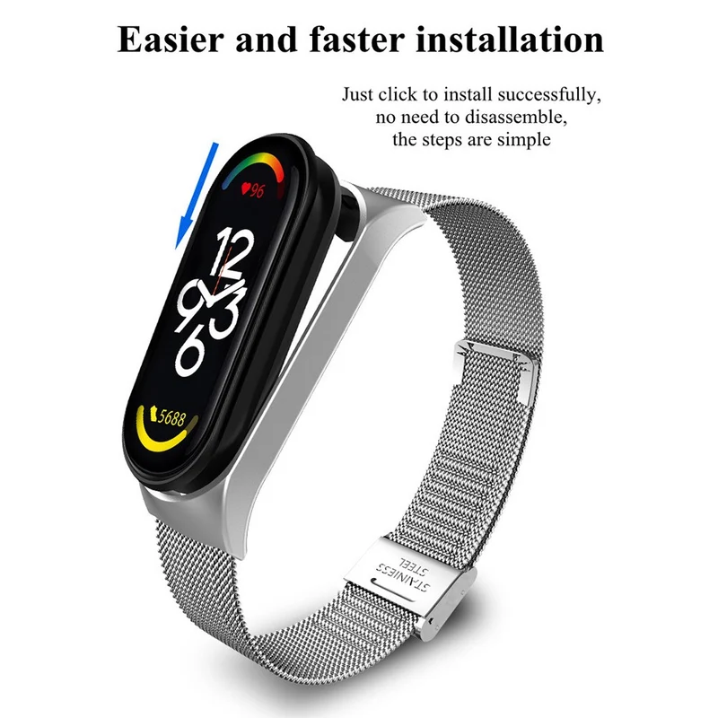 Xiaomi Mi Smart Band 4 / Xiaomi Mi Band 3 Metall armband