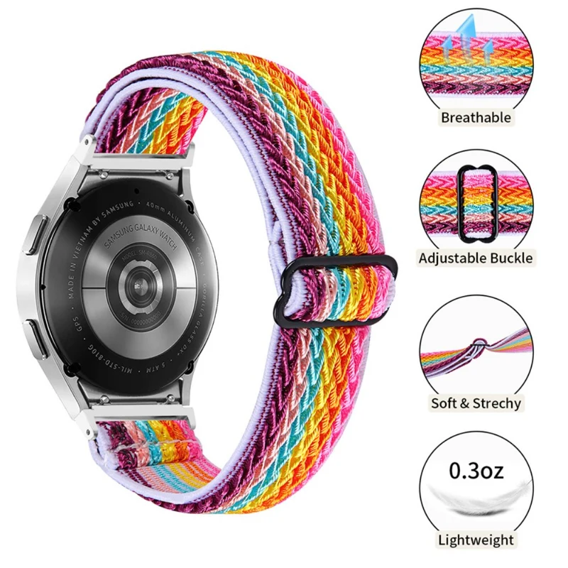 Auffallend schön Universell Samsung Textil / Nylon armband