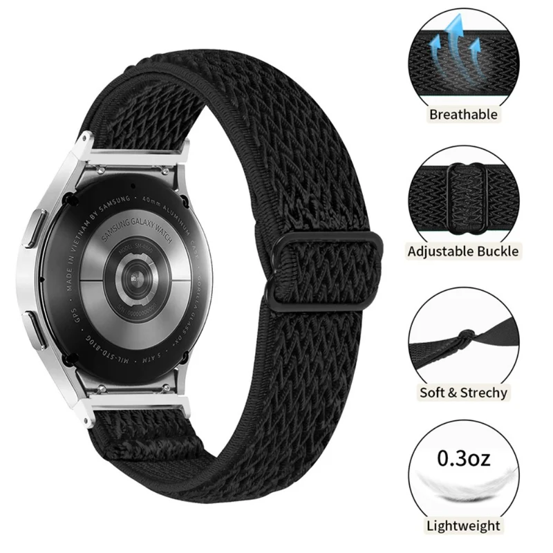 Auffallend schön Universell Samsung Textil / Nylon armband