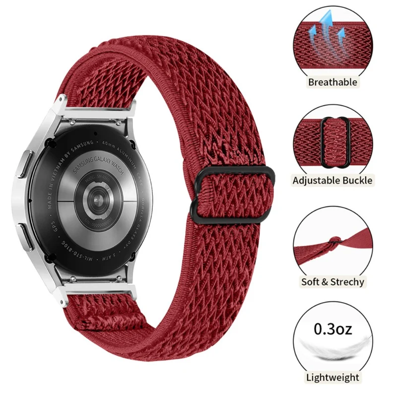 Auffallend schön Universell Samsung Textil / Nylon armband