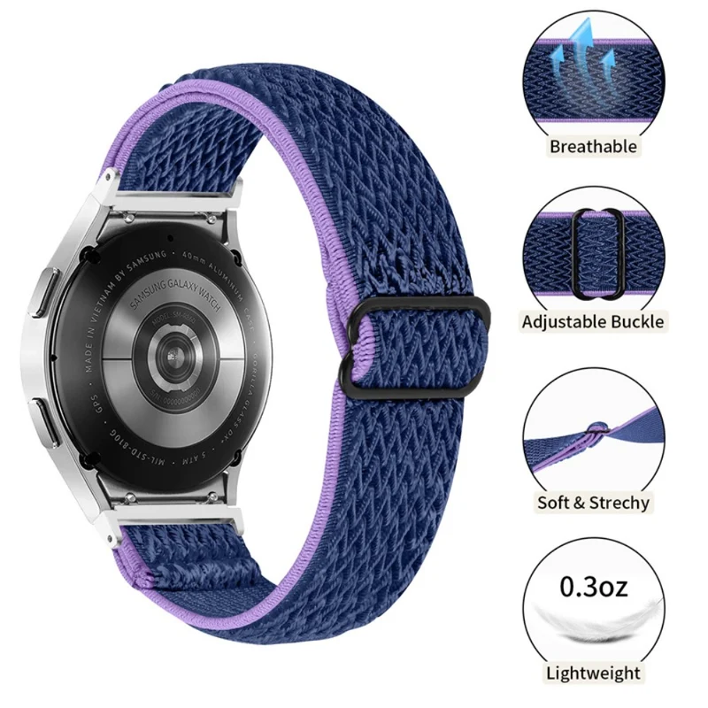 Auffallend schön Universell Samsung Textil / Nylon armband