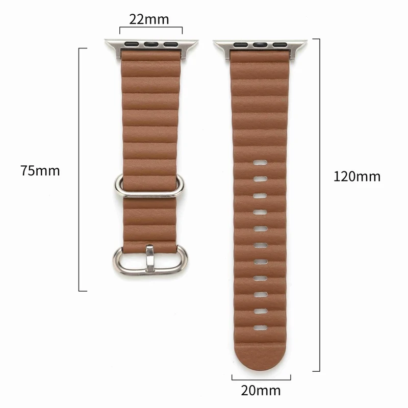 Absolut modisch Universell Apple Echtes Leder armband