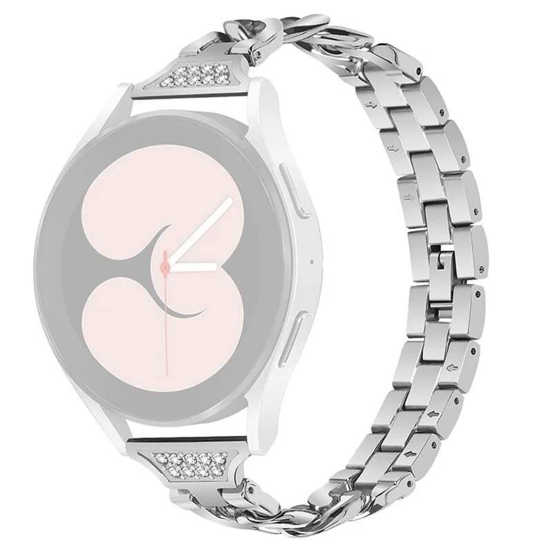 Sehr stilvoll Universell Samsung Metall und Strass armband