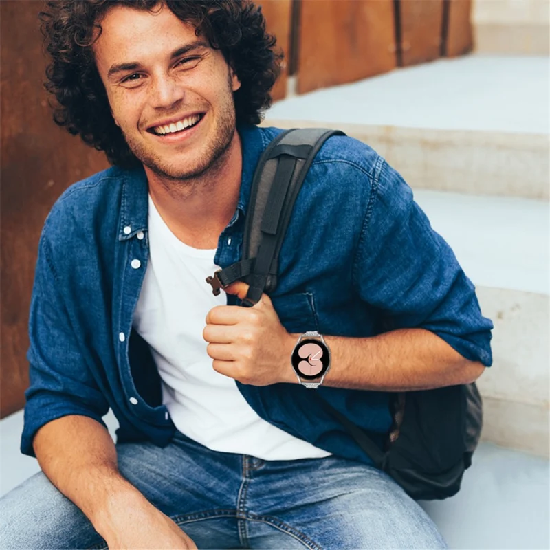 Sehr stilvoll Universell Samsung Metall und Strass armband