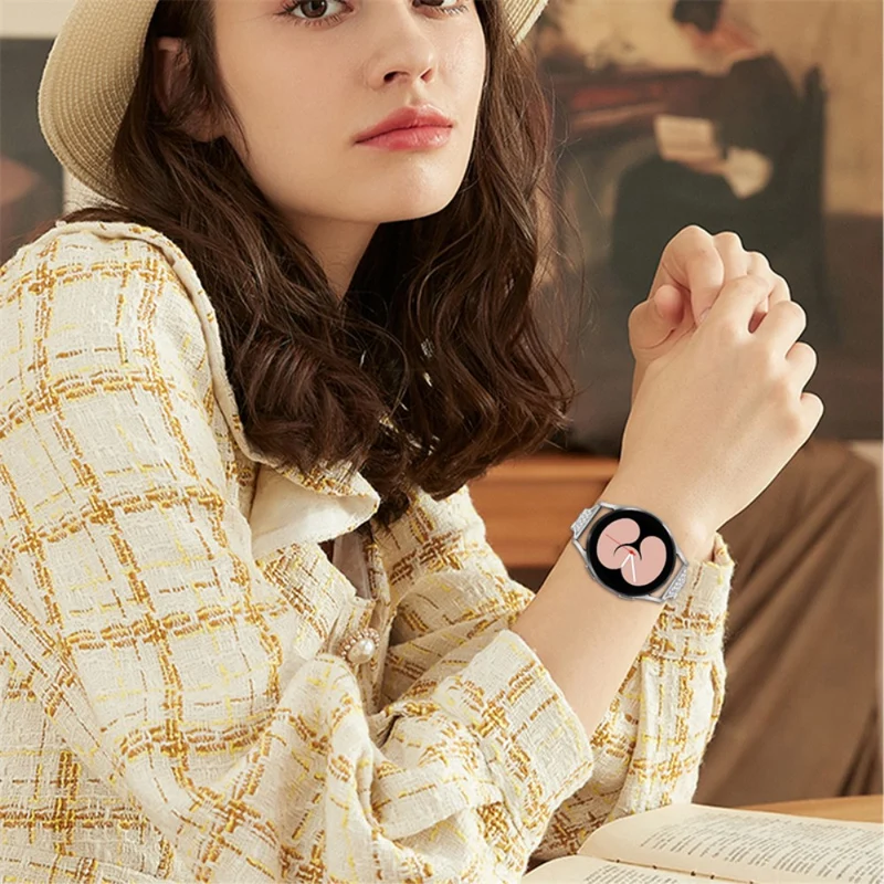 Sehr stilvoll Universell Samsung Metall und Strass armband
