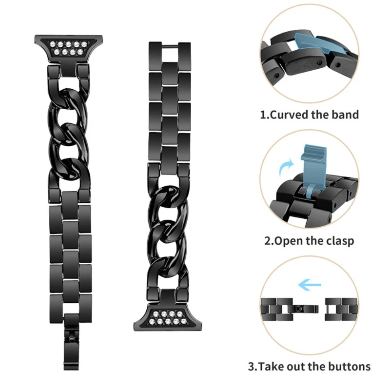Super stylisch Universell Samsung Metall und Strass armband
