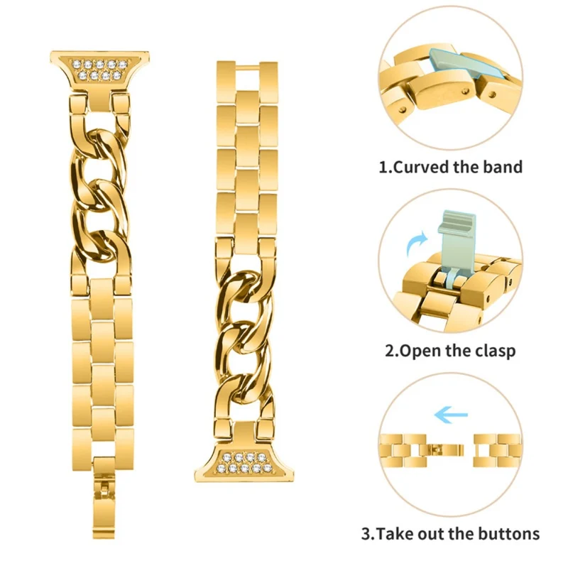 Super stylisch Universell Samsung Metall und Strass armband