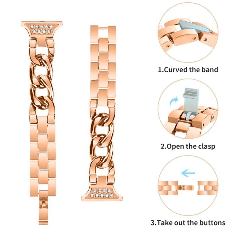 Super stylisch Universell Samsung Metall und Strass armband