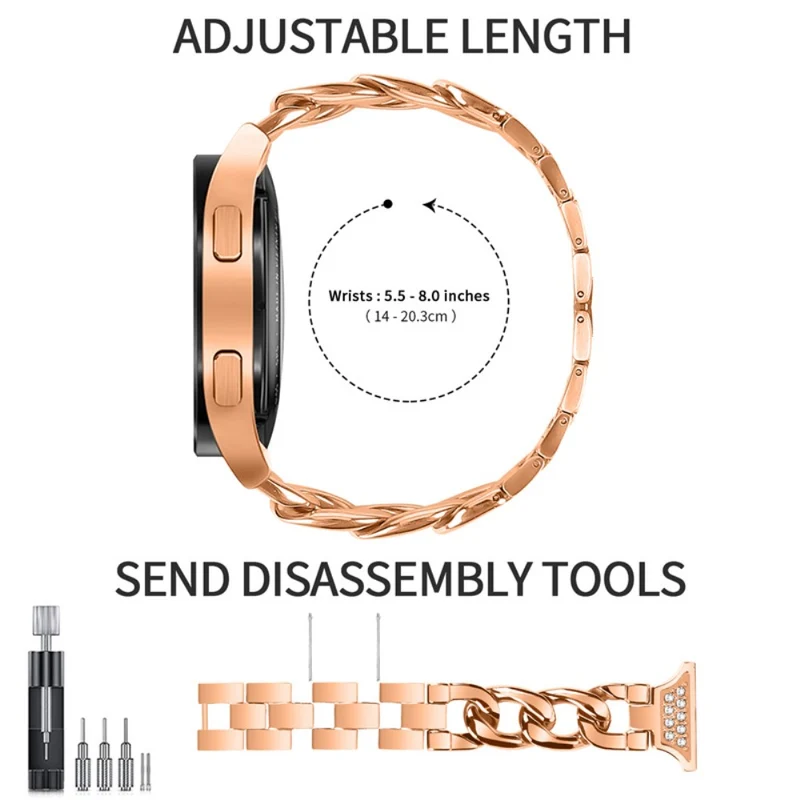 Super stylisch Universell Samsung Metall und Strass armband
