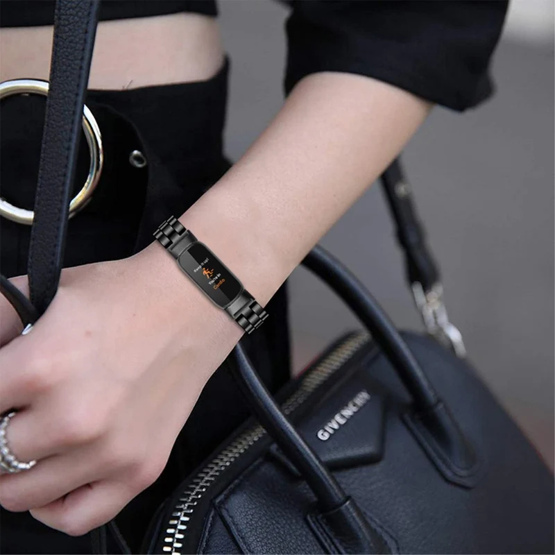 Unglaublich widerstandsfähig Fitbit Luxe Metall armband