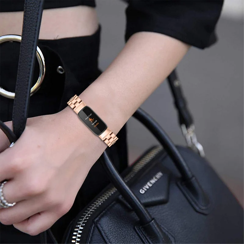 Unglaublich widerstandsfähig Fitbit Luxe Metall armband