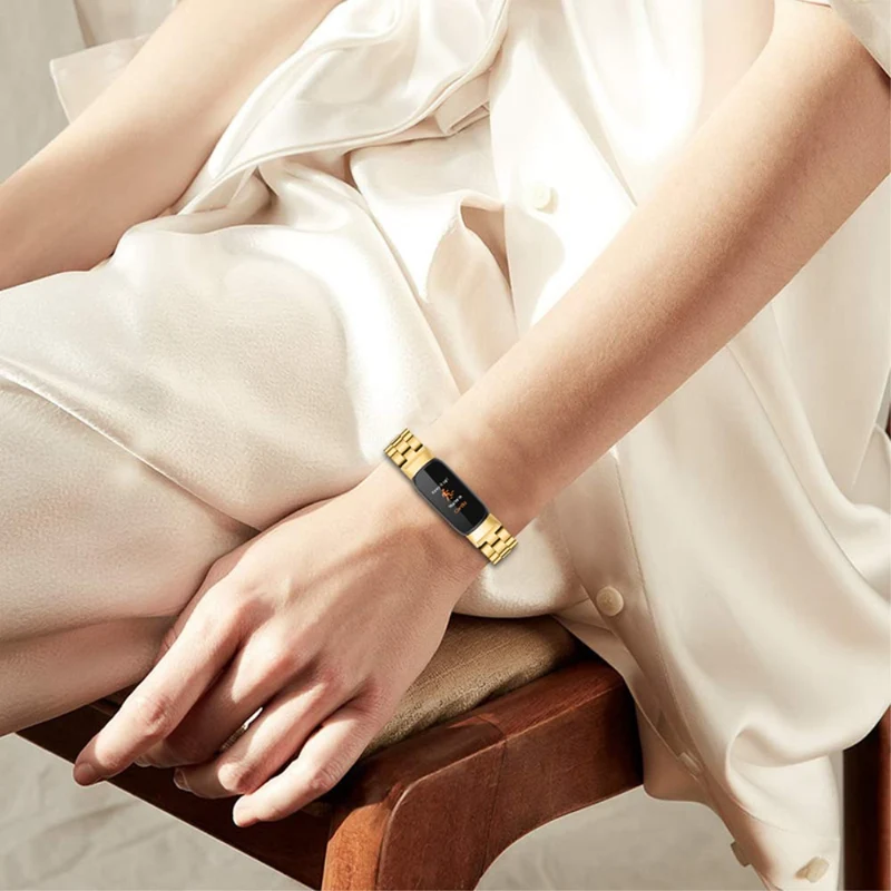 Unglaublich widerstandsfähig Fitbit Luxe Metall armband