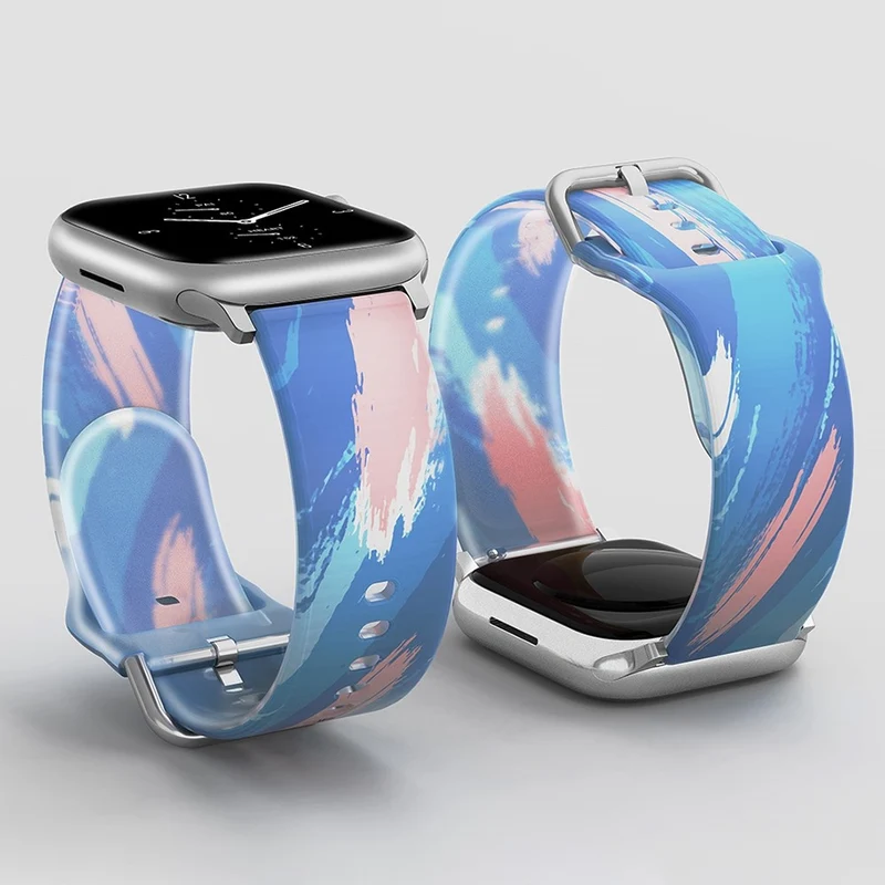 Absolut sympathisch Universell Apple Silikon / TPU armband