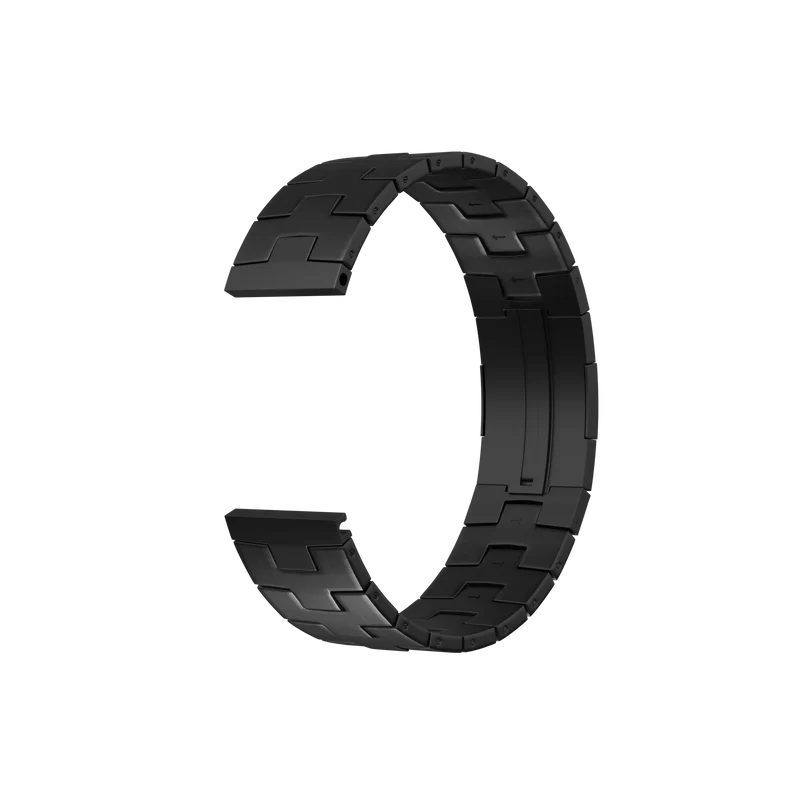 Amazfit Bip Max Gebürstetes Titanarmband (Flache Schließe) (Graphit)