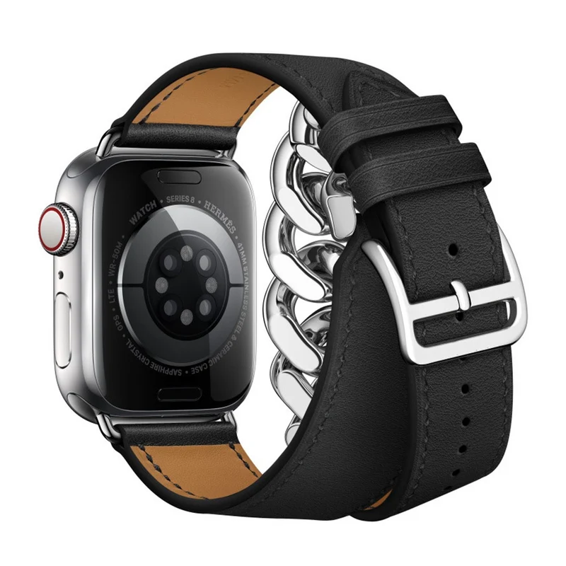 Super angenehm Universell Apple Echtes Leder armband