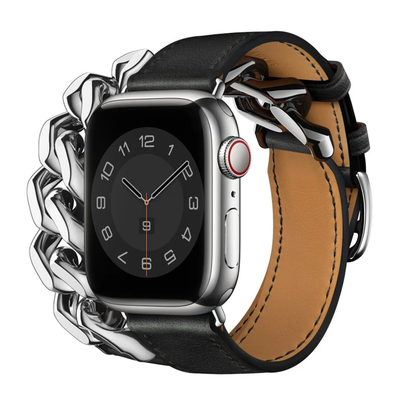 Super angenehm Universell Apple Echtes Leder armband