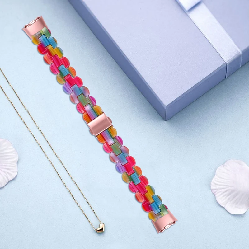 Mega stylisch Fitbit Luxe Plastik armband