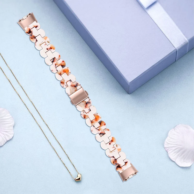 Mega stylisch Fitbit Luxe Plastik armband