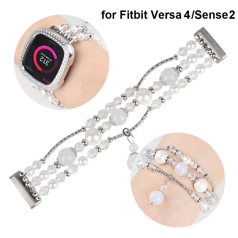 Super süß Fitbit Sense 2 / Fitbit Versa 4 Plastik armband