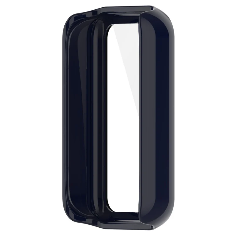 Auffallend Stilvoll Amazfit Band 7 Hülle mit Displayschutz in Plastik und Gehärtetes Glas