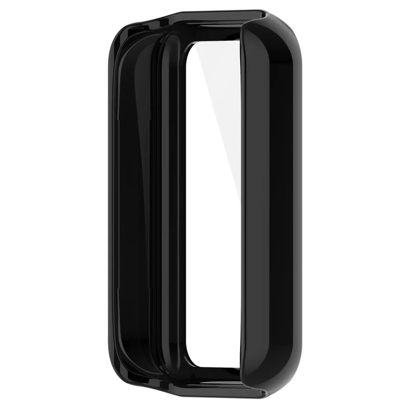 Auffallend Stilvoll Amazfit Band 7 Hülle mit Displayschutz in Plastik und Gehärtetes Glas