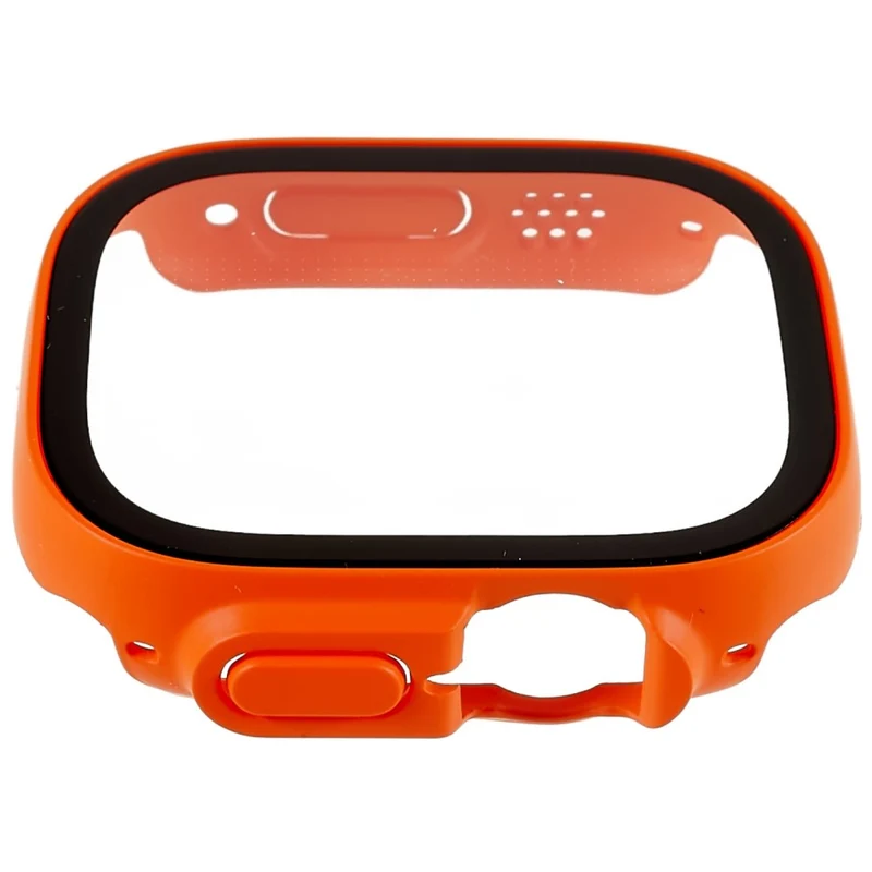 Unglaublich Modisch Apple Watch Ultra Hülle mit Displayschutz in Plastik und Gehärtetes Glas