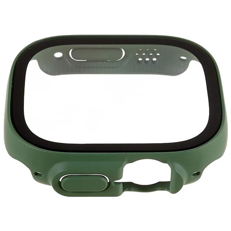 Unglaublich Modisch Apple Watch Ultra Hülle mit Displayschutz in Plastik und Gehärtetes Glas