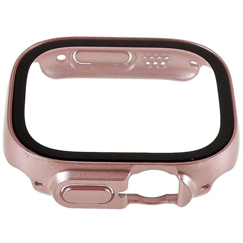 Unglaublich Modisch Apple Watch Ultra Hülle mit Displayschutz in Plastik und Gehärtetes Glas