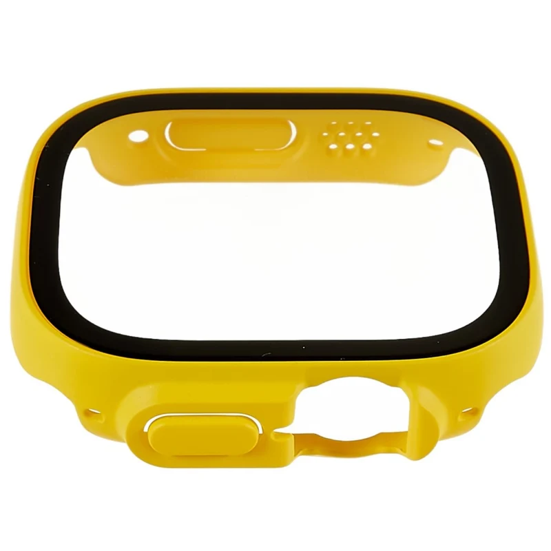 Unglaublich Modisch Apple Watch Ultra Hülle mit Displayschutz in Plastik und Gehärtetes Glas