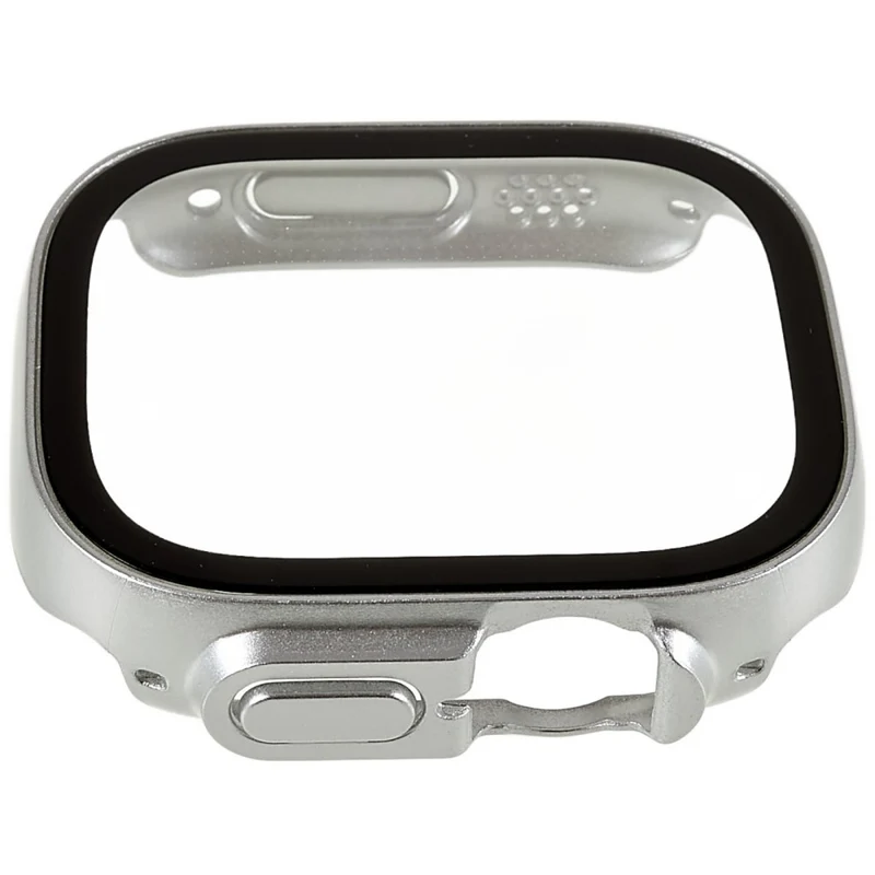 Unglaublich Modisch Apple Watch Ultra Hülle mit Displayschutz in Plastik und Gehärtetes Glas