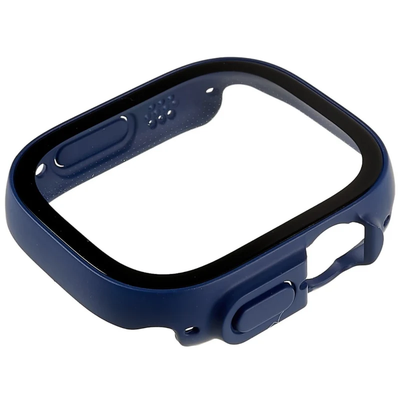 Unglaublich Modisch Apple Watch Ultra Hülle mit Displayschutz in Plastik und Gehärtetes Glas