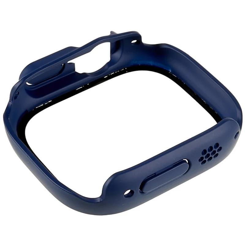 Unglaublich Modisch Apple Watch Ultra Hülle mit Displayschutz in Plastik und Gehärtetes Glas
