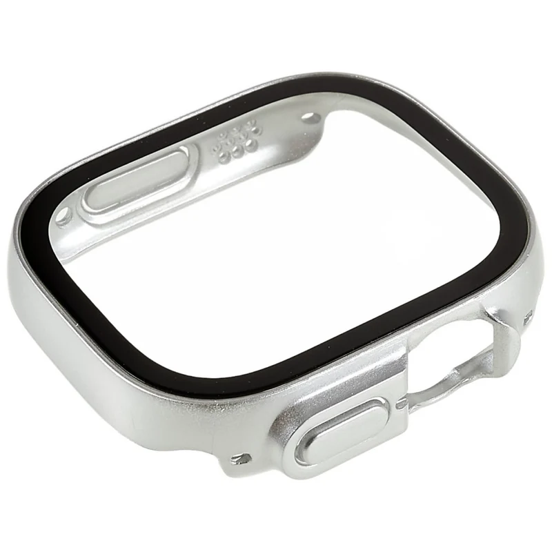Unglaublich Modisch Apple Watch Ultra Hülle mit Displayschutz in Plastik und Gehärtetes Glas