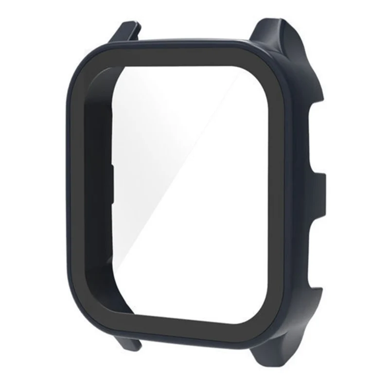 Unglaublich Stylisch Garmin Venu Sq 2 Hülle mit Displayschutz in Plastik und Gehärtetes Glas
