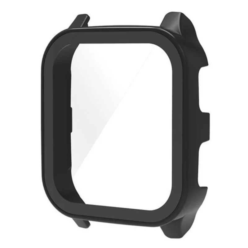 Unglaublich Stylisch Garmin Venu Sq 2 Hülle mit Displayschutz in Plastik und Gehärtetes Glas