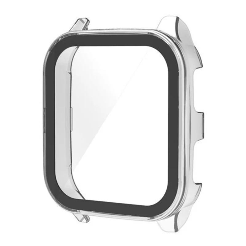 Unglaublich Stylisch Garmin Venu Sq 2 Hülle mit Displayschutz in Plastik und Gehärtetes Glas