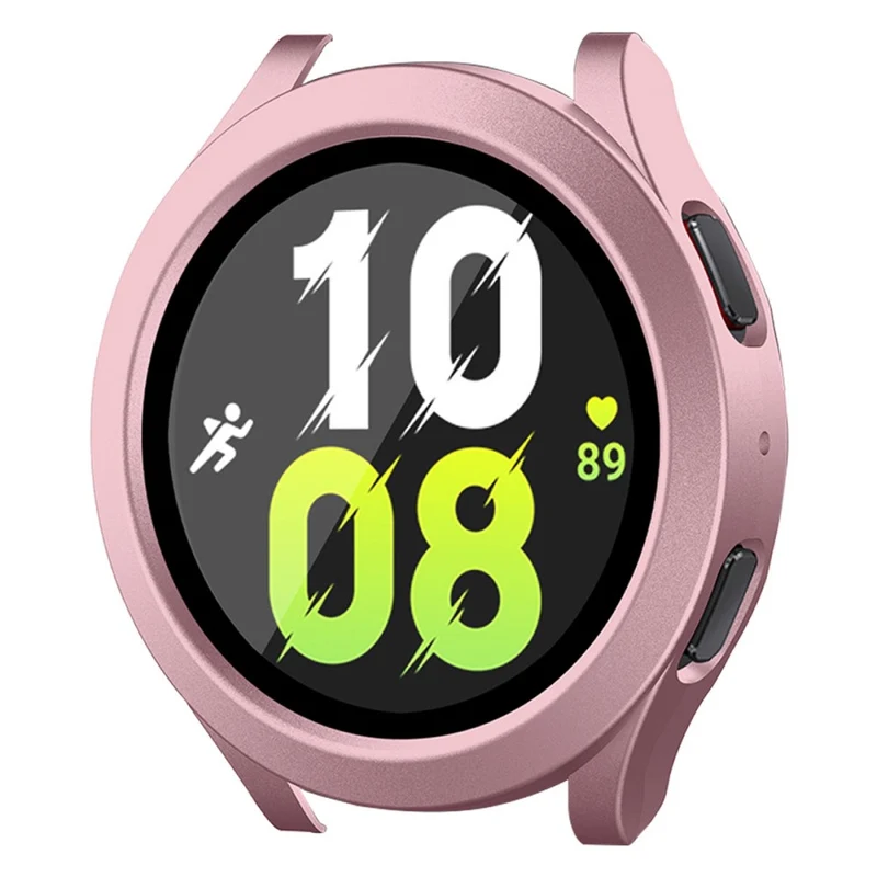 Auffallend Stilvoll Samsung Galaxy Watch 5 (44mm) / Samsung Galaxy Watch 4 (44mm) Universell Hülle mit Displayschutz in Plastik und Gehärtetes Glas