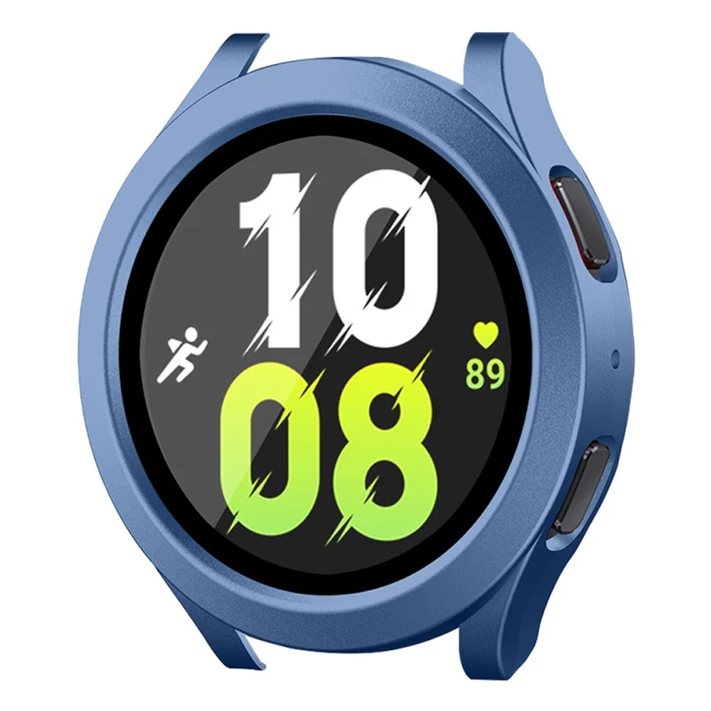 Auffallend Gut Samsung Galaxy Watch 5 (40mm) / Samsung Galaxy Watch 4 (40mm) Universell Hülle mit Displayschutz in Plastik und Gehärtetes Glas