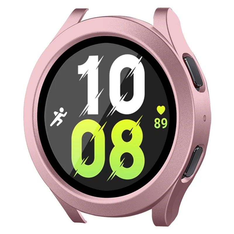 Auffallend Gut Samsung Galaxy Watch 5 (40mm) / Samsung Galaxy Watch 4 (40mm) Universell Hülle mit Displayschutz in Plastik und Gehärtetes Glas