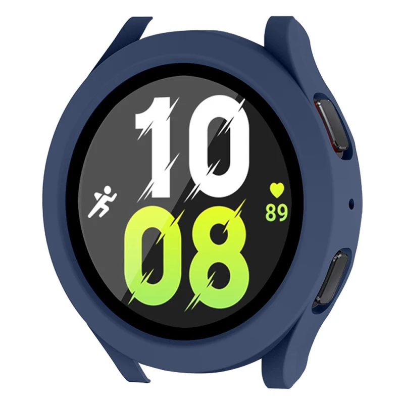 Auffallend Gut Samsung Galaxy Watch 5 (40mm) / Samsung Galaxy Watch 4 (40mm) Universell Hülle mit Displayschutz in Plastik und Gehärtetes Glas