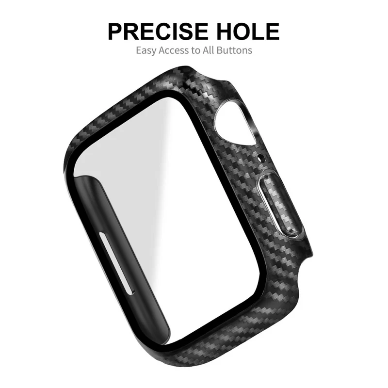 Absolut Gut Apple Watch Series 8 (45mm) / Apple Watch Series 7 45mm Universell Hülle mit Displayschutz in Plastik und Gehärtetes Glas