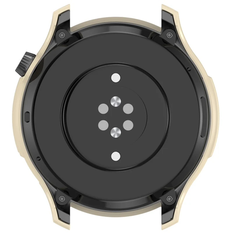 Auffallend Stilvoll Amazfit GTR 4 Hülle mit Displayschutz in Plastik und Gehärtetes Glas