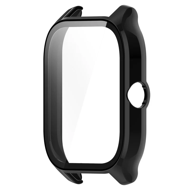 Super Stylisch Amazfit GTS 4 Hülle mit Displayschutz in Plastik und Gehärtetes Glas