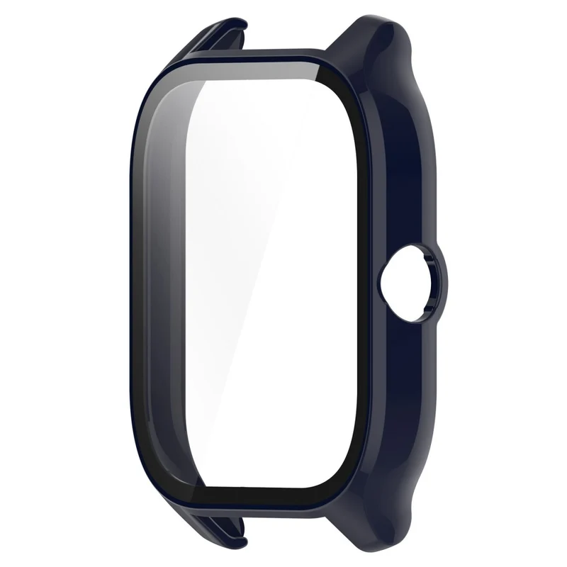 Super Stylisch Amazfit GTS 4 Hülle mit Displayschutz in Plastik und Gehärtetes Glas