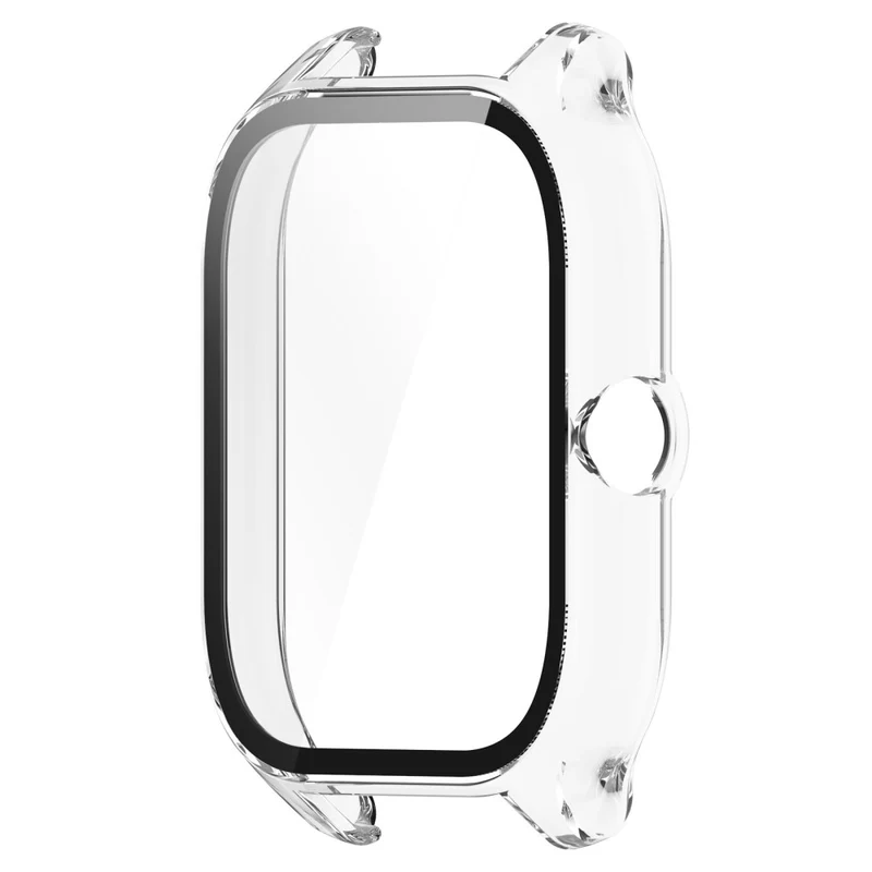 Super Stylisch Amazfit GTS 4 Hülle mit Displayschutz in Plastik und Gehärtetes Glas