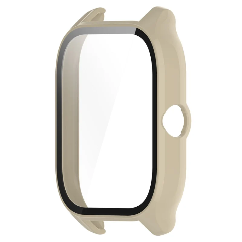 Super Stylisch Amazfit GTS 4 Hülle mit Displayschutz in Plastik und Gehärtetes Glas