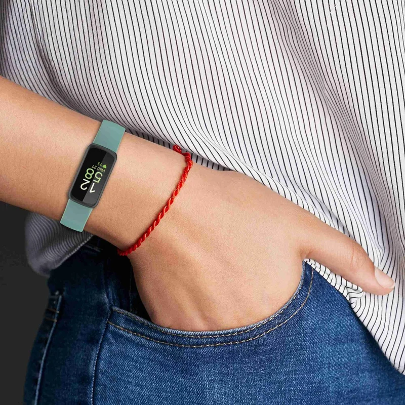 Mega zäh Fitbit Inspire 3 Silikon / TPU armband - Größe: S