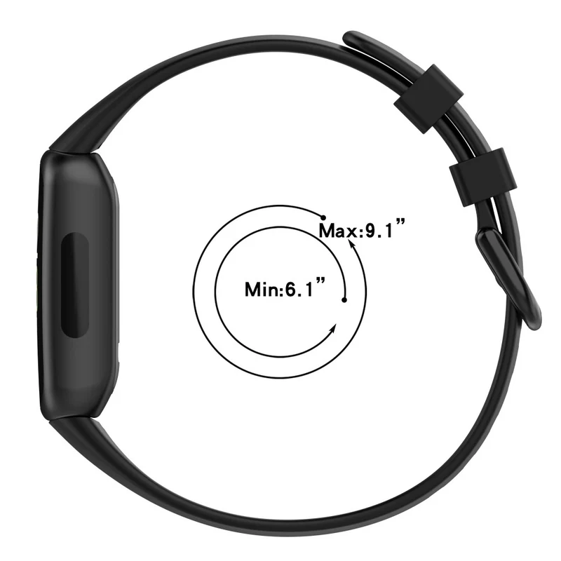 Mega pflegeleicht Fitbit Inspire 3 Silikon / TPU armband - Größe: L