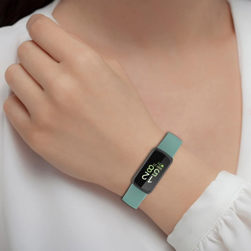 Mega pflegeleicht Fitbit Inspire 3 Silikon / TPU armband - Größe: L
